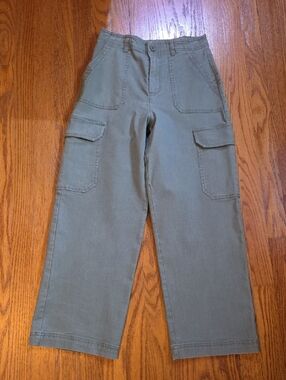 Z Supply Olive Utility Crop Cargo Pants